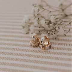 Daphne Tea Cup Hoops